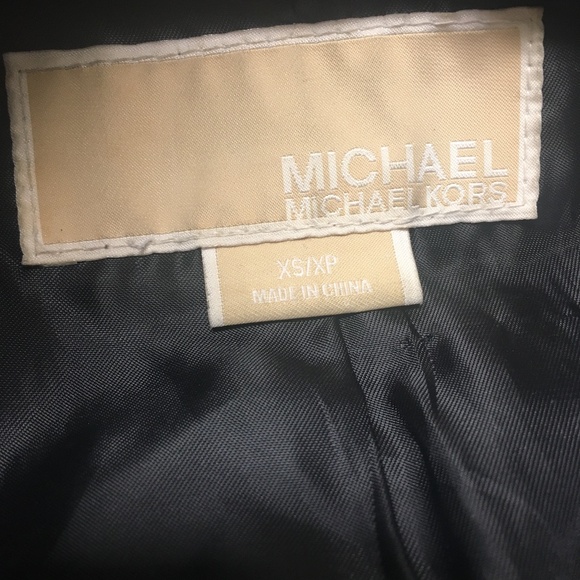 Michael Kors Black Genuine Leather Moto Jacket - Picture 7 of 11